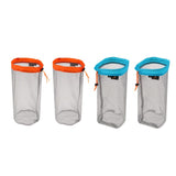 Maxbell 4 Pieces Ultra-light Mesh Stuff Sack Storage Bag for Travel Camping M + S