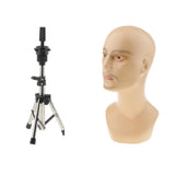Maxbell Male Mannequin Manikin Head Model Glasses Caps Toupee Display Holder Stand