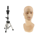 Maxbell Male Mannequin Manikin Head Model Glasses Caps Toupee Display Holder Stand