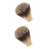 Maxbell 2Piece Shaving Brush Knot for Men Salon Hair Ramoval Cutting Dust Cleansing