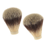 Maxbell 2Piece Shaving Brush Knot for Men Salon Hair Ramoval Cutting Dust Cleansing
