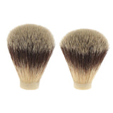 Maxbell 2Piece Shaving Brush Knot for Men Salon Hair Ramoval Cutting Dust Cleansing