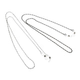 Maxbell 2 Pieces Sunglasses Strap Necklace Metal Eyeglass Glasses Cord Holder Chain