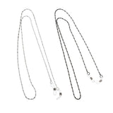 Maxbell 2 Pieces Sunglasses Strap Necklace Metal Eyeglass Glasses Cord Holder Chain