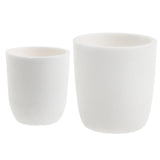 Maxbell Cylindrical Corundum Crucible Alumina Ceramic for Lab Experiment 20mL 150ml