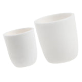 Maxbell Cylindrical Corundum Crucible Alumina Ceramic for Lab Experiment 20mL 150ml