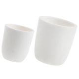 Maxbell Cylindrical Corundum Crucible Alumina Ceramic for Lab Experiment 20mL 150ml