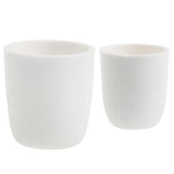 Maxbell Cylindrical Corundum Crucible Alumina Ceramic for Lab Experiment 10ml 20mL