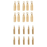 Maxbell 20pcs Fishing Brass Sinker Drop Shot Slider Weights Finesse Sinker Tackle