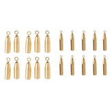 Maxbell 20pcs Fishing Brass Sinker Drop Shot Slider Weights Finesse Sinker Tackle