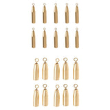 Maxbell 20pcs Fishing Brass Sinker Drop Shot Slider Weights Finesse Sinker Tackle