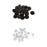 Maxbell 20pcs Side Skirt Clips w/ Sealer +20pcs Door Trim Panel Retainers for Mazda