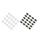Maxbell 20pcs Side Skirt Clips w/ Sealer +20pcs Door Trim Panel Retainers for Mazda