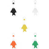 Maxbell 5 Pieces Fish Shaped Floating Keyring for Boating Yachting Sailing Swim Surf