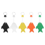 Maxbell 5 Pieces Fish Shaped Floating Keyring for Boating Yachting Sailing Swim Surf