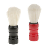 Maxbell 2 Pieces Men Salon Barber Shaving Brush Beard Facial Bristle Mustache Brush