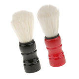 Maxbell 2 Pieces Men Salon Barber Shaving Brush Beard Facial Bristle Mustache Brush