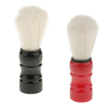 Maxbell 2 Pieces Men Salon Barber Shaving Brush Beard Facial Bristle Mustache Brush