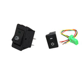 Maxbell 12V 35A Fog Light LED Rocker Switch+LED Push Switch For