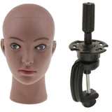 Maxbell Mannequin Head Female Cosmetology Wig Hat Necklace Display Model w/ Clamp