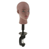 Maxbell Mannequin Head Female Cosmetology Wig Hat Necklace Display Model w/ Clamp