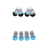 Maxbell 8x Pet Dog Socks Dog Floor Grip Socks Shoes Boots Non Slip Protector Socks S