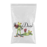 Maxbell 2x Resin 3D Craft Frog Figurine Office Desktop Decoration Collectible Gift