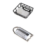 Maxbell 1:12 Scale Dollhouse Kitchen Miniatures Colander & Dish Plates and Holder