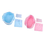 Maxbell Lovely Baby Doll Sleeping Bag Set for 26-28cm Dolls Accessories Pink&Blue