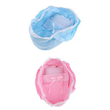 Maxbell Lovely Baby Doll Sleeping Bag Set for 26-28cm Dolls Accessories Pink&Blue