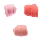 Maxbell 3Pcs/lot Handmade 10g Soft Wool Roving Fibre For Needle Felting Materials