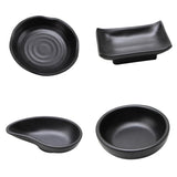 Maxbell 4Pcs Japanese Sushi Sauce Dipping Bowl Party Snack Nut Tray Butter Dishes