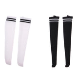 Maxbell 1/6 Female Body Stockings for 12'' Action Figure Accessories Black & White