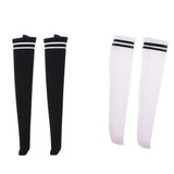 Maxbell 1/6 Female Body Stockings for 12'' Action Figure Accessories Black & White