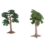 Maxbell 3.94in.-6.69in. Pine Tree Model Cypress for Landscape Diorama Scenery Green