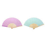 Maxbell Chinese Folding Bamboo Fan Retro Hand Fan for Women Wedding Favors
