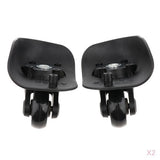 Maxbell 2 Pairs Universal Swivel Suitcase Trolley Luggage Casters Replacement Wheels