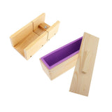 Maxbell Silicone Soap Mold Wood Box Wooden Beveler Planer Handmade Soap Cutting Tool