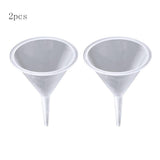 Maxbell 2 Pieces Small Plastic Funnels For Diffuser Bottle Mini Liquid Oil Funnels