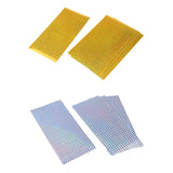 Maxbell 10Pcs Bright Fishing Lure Tape Sticker Holographic Adhesive Film DIY