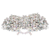 Maxbell 1400pcs Ss10/20 Glass Crystal Round Flat Back Rhinestones Gemstones Acrylic