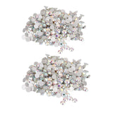 Maxbell 1400pcs Ss10/20 Glass Crystal Round Flat Back Rhinestones Gemstones Acrylic