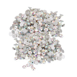 Maxbell 1400pcs Ss10/20 Glass Crystal Round Flat Back Rhinestones Gemstones Acrylic