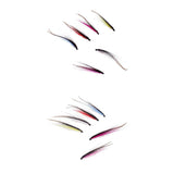 Maxbell 12Pcs Tube Fly Fishing Mini Sunray Shadow Riffle Hitch Salmon Flies