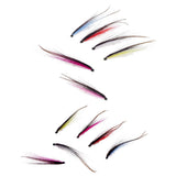Maxbell 12Pcs Tube Fly Fishing Mini Sunray Shadow Riffle Hitch Salmon Flies