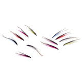 Maxbell 12Pcs Tube Fly Fishing Mini Sunray Shadow Riffle Hitch Salmon Flies