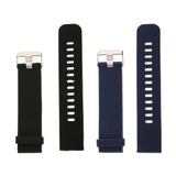 Maxbell Durable Men Silicone Waterproof Sports Watchband Strap Deployment Clasp 22mm