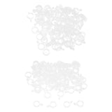 Maxbell 200pcs Elastic Rubber Carp Pellet Bait Bands for Carp Coarse Fishing Tackle