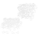 Maxbell 200pcs Elastic Rubber Carp Pellet Bait Bands for Carp Coarse Fishing Tackle