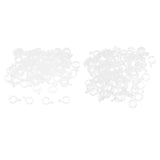 Maxbell 200pcs Elastic Rubber Carp Pellet Bait Bands for Carp Coarse Fishing Tackle